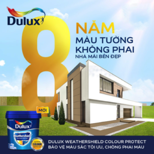 DULUX WEATHERSHIELD  COLOUR PROTECT Bề Mặt Bóng - E023